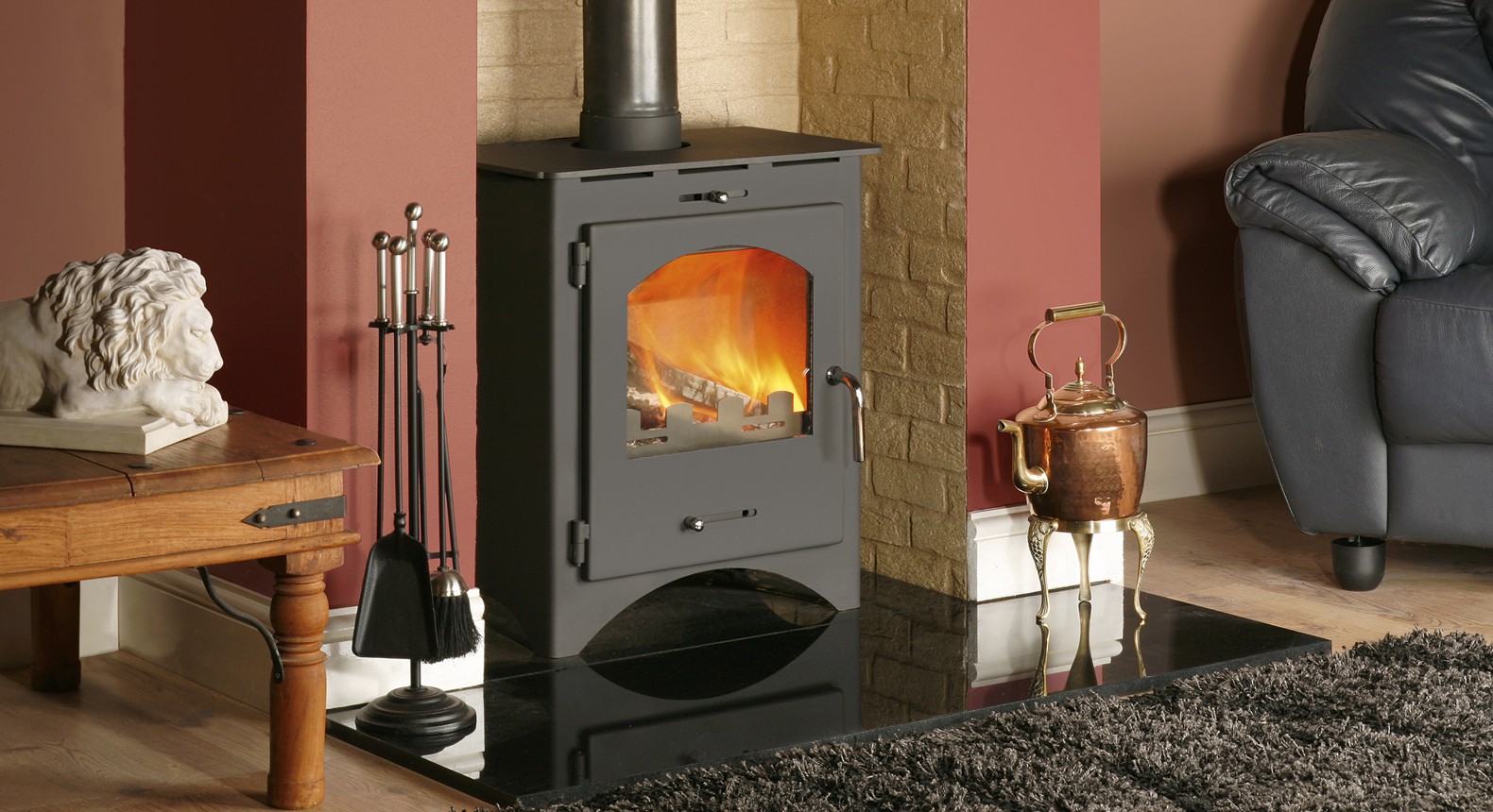 Charnwood Fireplaces. Bohemia Stoves, professionally & safely installed by our own engineers.